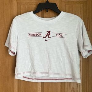 University of Alabama Nike Cropped Tee Size: S